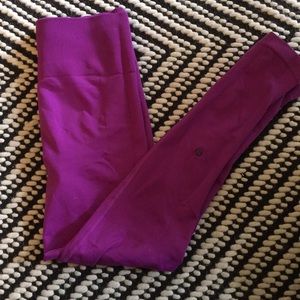 Hot magenta lulu lemon compression pants